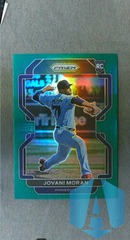 2022 Panini Prizm Green Prizm #24 Jovani Moran RC Twins